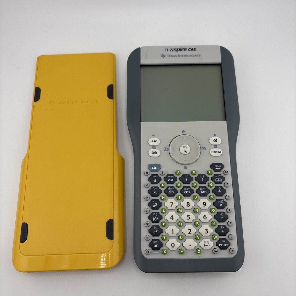 Texas Instruments TI Nspire CAS Graphing Calculator With Cover Tested EUC
